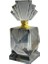 Kristal Gri Büyük Şişe 10 x 10 x 17 cm 1