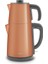 Gastro Dem 2 In 1 Çelik Inox Çay Makinesi Galactic Bronze 1