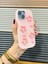 iphone 13 ve 14 Uyumlu Kaliteli Silikon 3D Yıldız Kılıf Açık Pembe 1