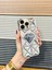 iphone 15 Pro Max Uyumlu 3d kabartmalı Taşlı Telefon Kılıfı 4