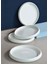Karçiçeği Home 4'lü Yuvarlak Porselen Servis Tabağı Seti 20CM 1