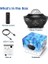 Bluetooth Hoparlör USB Projektör Okyanus Dalgası 21 Modlu Gece Lambası LED Yıldızlı 2