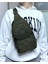 Unisex Krinkıl Su Geçirmez Modern Body Bag Çapraz Omuz Çantası 3300 Haki 2