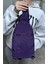 Unisex Krinkıl Su Geçirmez Modern Body Bag Çapraz Omuz Çantası 3300 Mor 4