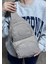 Unisex Krinkıl Su Geçirmez Modern Body Bag Çapraz Omuz Çantası 3300 Bej 3