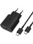 25 Watt Samsung Xiaomi Oppo Poco Android Uyumlu Usb-C To Usb-C Kablolu Siyah Hızlı Şarj Seti 25W Leastra 2