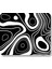 Ilyuka Black And White Topography Map 22X18CM MP382218 Ilyuka Mini Boy Gaming Mousepad Dikişsiz Kenar Kaymaz Kauçuk Taban 22X18CM 4