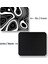 Ilyuka Black And White Topography Map 22X18CM MP382218 Ilyuka Mini Boy Gaming Mousepad Dikişsiz Kenar Kaymaz Kauçuk Taban 22X18CM 5
