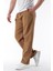 Camel Bol Paça Beli Bağlamalı Erkek Pantolon E7403 1