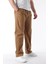 Camel Bol Paça Beli Bağlamalı Erkek Pantolon E7403 4