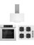 Fryart Beyaz Set ( D064 Beyaz Davlumbaz -SS206 Beyaz Ocak- XE63CB Fryart Beyaz Fırın) 1