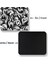 Ilyuka Black And White Abstract Patterns 22X18CM MP362218 Ilyuka Mini Boy Gaming Mousepad Dikişsiz Kenar Kaymaz Kauçuk Taban 22X18CM 3