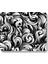Ilyuka Black And White Abstract Patterns 22X18CM MP362218 Ilyuka Mini Boy Gaming Mousepad Dikişsiz Kenar Kaymaz Kauçuk Taban 22X18CM 4