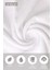 6'lı Beyaz Jakarlı El Havlusu - 50x90 Cm, 230 Gr, %100 Pamuk, Spa Ve Otel Havlusu, Günlük Kullanıma Uygun 4