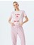 Çilek Baskılı Kısa Kollu Pamuklu Pijama Takımı 1