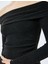 Madonna Yaka Omuzu Açık Slim Fit Uzun Kollu Tişört 5