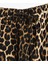 Rahat Kesim Leopar Desenli Geniş Paça Pantolon 3