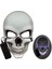 Kafatası LED Maskesi Masquerade Maskeleri Neon Hafif Parlamalı Karanlık Maskara Korku Maskesi Parlayan Maskeli Cadılar Bayramı Partisi Maskesi 1