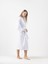 Kadife Kimono Bornoz Unisex Soft Banyo Bornozu 3