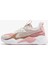 Rs-X Reinvent Women Pink Leather Sneaker Siyah Kadın Deri Günlük Spor Ayakkabı Pembe 1