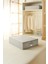 Ocean Home Te x tile Büyük Boy Gri Balıksırtı Destekli Kutu Hurç 55 x 70 x 18 cm 1