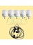 220V 5 Metre Pazarcı Tezgah Aydınlatması 5 Ad 50W Torch Günışığı Ampül 5 Adet E27 Duy Set 1