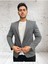 Gri Erkek Blazer Spor CEKET-1605 4