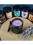 Stworkshop Lavender: Hediyelik Özel Tasarım Lavanta Kokulu Mum, Amber Renk Kavanoz Büyük Kokulu Mum 100% Vegan Soya Wax Mumu Naturel El Yapımı 3
