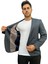 Çizgili Erkek Blazer Spor CEKET-1474 4