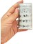 Gümüş Yaldızlı Vintage Washi Tape Bant Yapışkanlı Maskeleme Kağıdı 6 Lı - Kalp Çiçek 2