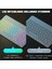 Bluetooth Klavye Mouse Set Aydınlatmalı Kablosuz Telefon Android, Ios, Windows Uyumlu Rgb 7 Renk Arka Işık Ultra Ince Kablosuz Klavye ve Fare Seti 3