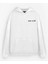 Erkek Oversize Made In Hell Baskılı Premium Kapüşonlu Sweatshirt Ekru 2