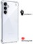 Samsung Galaxy A35 Uyumlu Köşe Dolgulu Anti Shock Telefon Kılıfı ve Kırılmaz Cam Ekran Koruyucu 2
