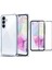 Samsung Galaxy A35 Uyumlu Köşe Dolgulu Anti Shock Telefon Kılıfı ve 5d Kırılmaz Cam Ekran Koruyucu 1