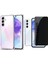Samsung Galaxy A55 Uyumlu Köşe Dolgulu Anti Shock Telefon Kılıfı ve Hayalet Privacy Ekran Koruyucu 1