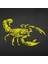 Akrep Stikcer Araba Aksesuarı Arma Sticker Akrep Oto Sticker 20CM Gold 1