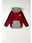 Mobo Erkek Çocuk Kapüşonlu Sweatshirt Kırmızı-Gri 1