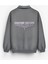 Erkek Rahat Kalıp Baskılı Polo Yaka Sweatshirt Gri 2