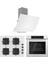 Elegant Line Beyaz Ankastre Set ( QBL62CB-SS206-D064 ) 1