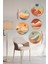 Dekoratif Oval 5 Parça Çerçeve Görünümlü Mdf Tablo Seti - Artovlcllct8 2