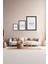3 Parça Siyah Çerçeve Görünümlü Mdf Poster Tablo Seti - Set 6 3