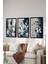 3 Parça Siyah Çerçeve Görünümlü Mdf Poster Tablo Seti - Set 13 1