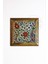 Masif Ahşap Çerçeveli Taş Tablo Pano 16 x 16 cm - Çini 1 2