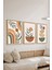 3 Parça Ahşap Çerçeve Görünümlü Mdf Tablo Seti - ERSYCRVSZ3SET23 1