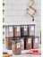 Evan 12'li 24 Parça Kare Erzak ve Bakliyat Saklama Kabı Seti 12X(1200 Ml)Etiketli 2