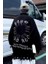 Siyah Gothic Show Xin Dou Yırtık Oversize Triko Kazak 1