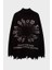 Siyah Gothic Show Xin Dou Yırtık Oversize Triko Kazak 4