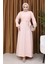 Basic Elbise 5577-02 Pudra 2