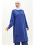 Iki Ip Tunik Pantolon Ikili Takım 0044-17 Saks 3