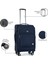 Oasis Kumaş Yüzeyli Valiz, Lacivert - Büyük Boy 5